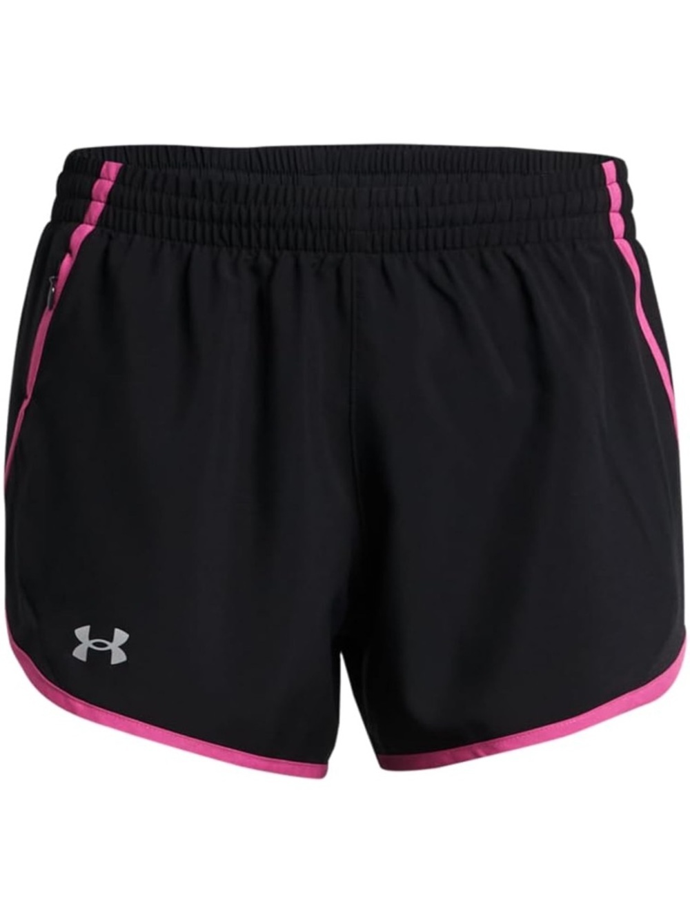 Under Armour Fly By 3” Running Shorts Black Pink NWT Medium